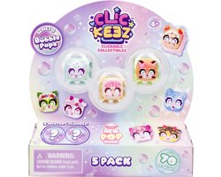 Product afbeelding van Clickeez Series 3 - 5 Pack - Fidget - Verzamel ze allemaal - Anti Stress - Speelgoed - Ontspanning - Toetsenbord Fidget – Met nieuw klikgeluid!