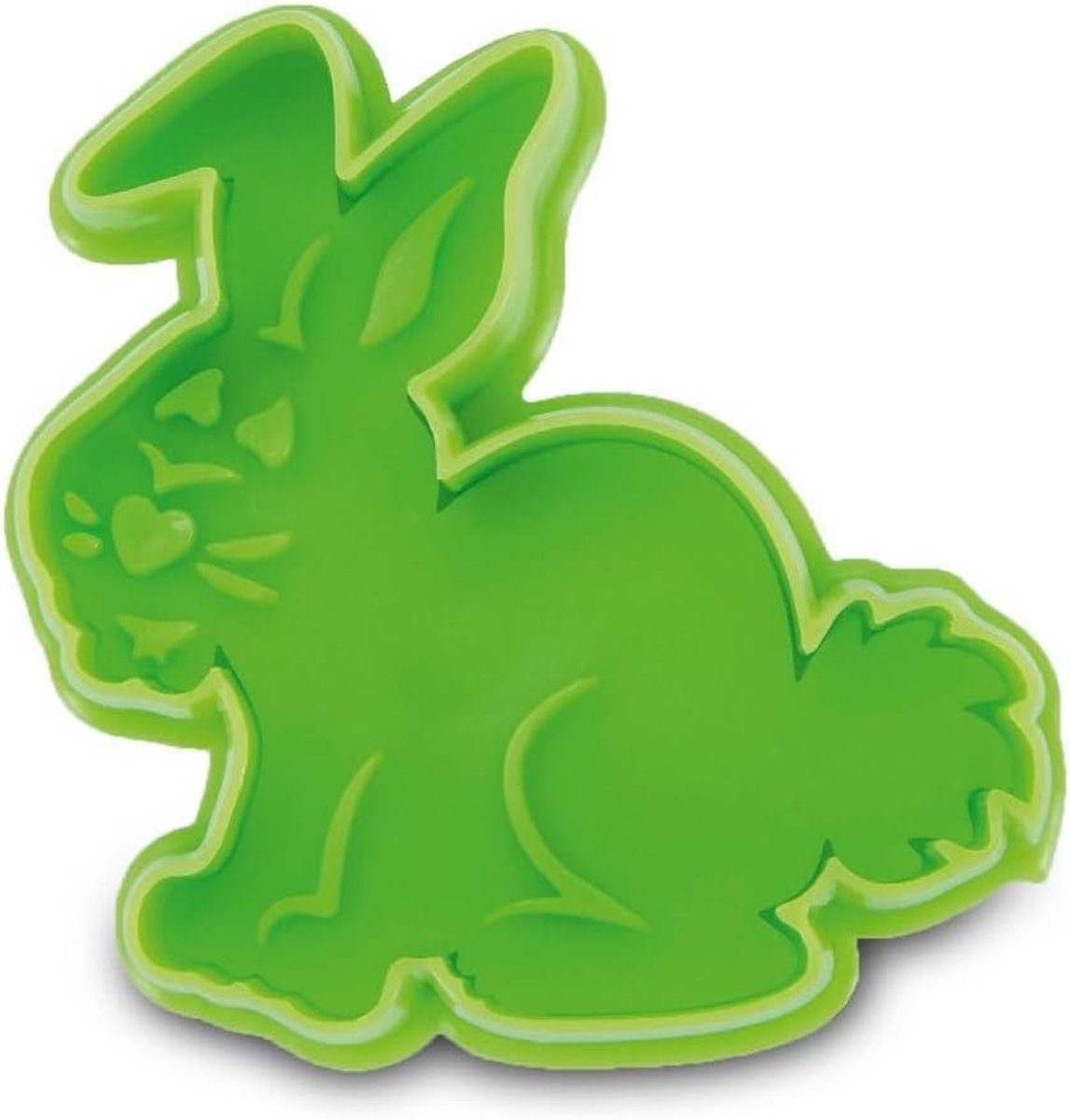 Koekjesvorm Haas - Bakvorm Uitsteekvorm - Koekjes Bakken - Vrolijk Pasen Thema - 6 cm - Groen