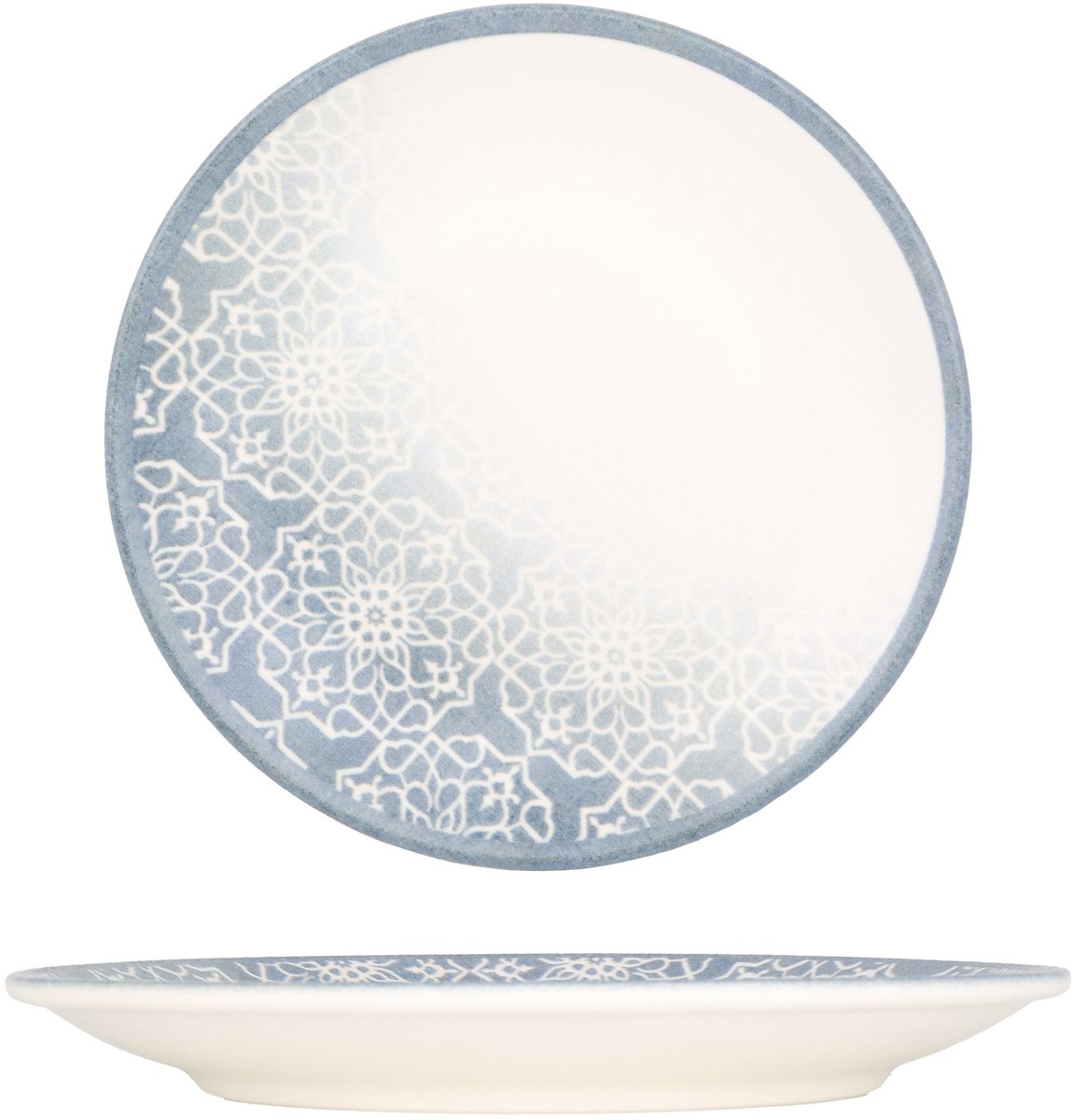 Kütahya Porselen Dessertbord - Casa Blue - Porselein - 19 cm - set van 6