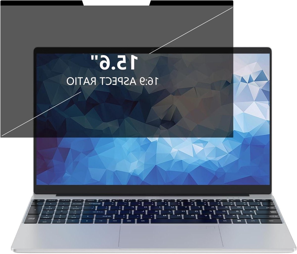 Laptop Privacy Film - Schermfilter Anti-gluur - Scherm Beveiligen - Magnetische Installatie - 15.6 inch - Transparant