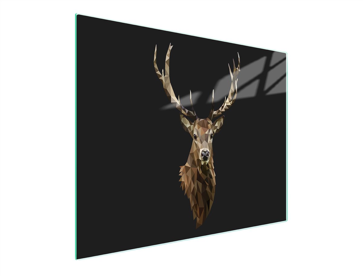 TMK ArtDeko - Snijplank van Gehard Glas - 52x30 cm - Antislip - UV-bedrukking