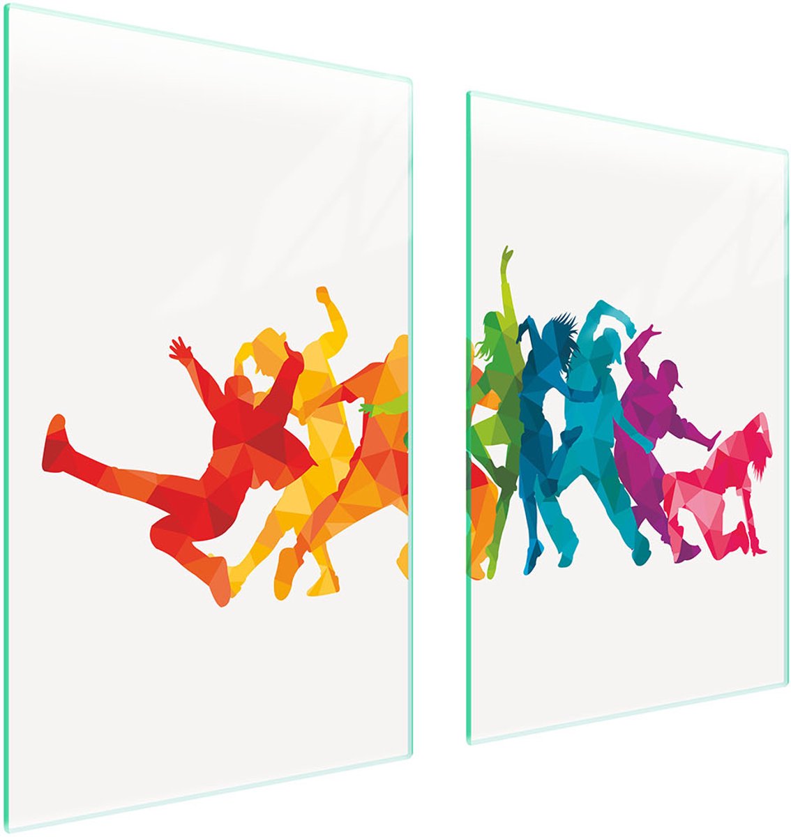 TMK ArtDeko - Snijplank - Beschermend Glas - 65x52 cm - Wit