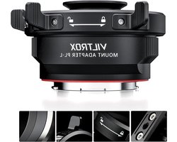 VILTROX PL-L Lens Adapter, Camera Lens Mount Converter Ring Compatibel met PL Lens naar L Mount Camera Panasonic S1 S1R S1H S5/Leica SL CL TL/Sigma FP DSLR Camera's