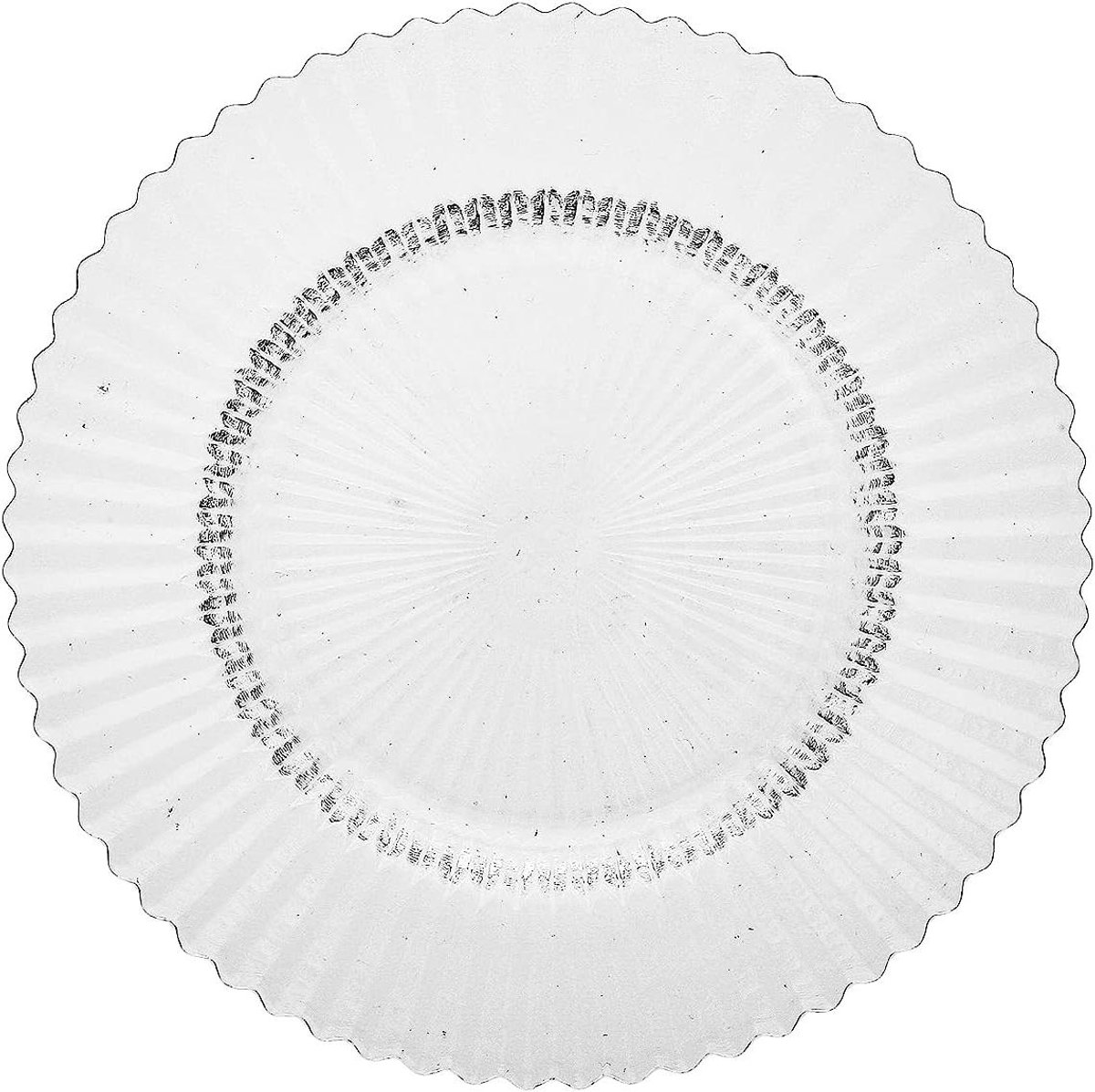 Saladeborden Set - Dessertborden - Eten Serveren - Vaatwasserbestendig - Set van 4 - Helder