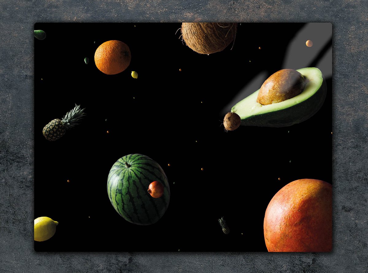 TMK ArtDeko - Snijplank van Glas - 52x40 cm - UV-Print - Antislip