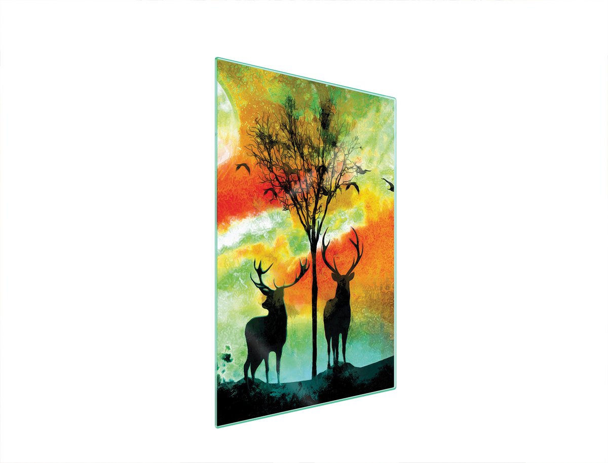 TMK ArtDeko - Snijplank - Glas - 35x52cm - Hertontwerp