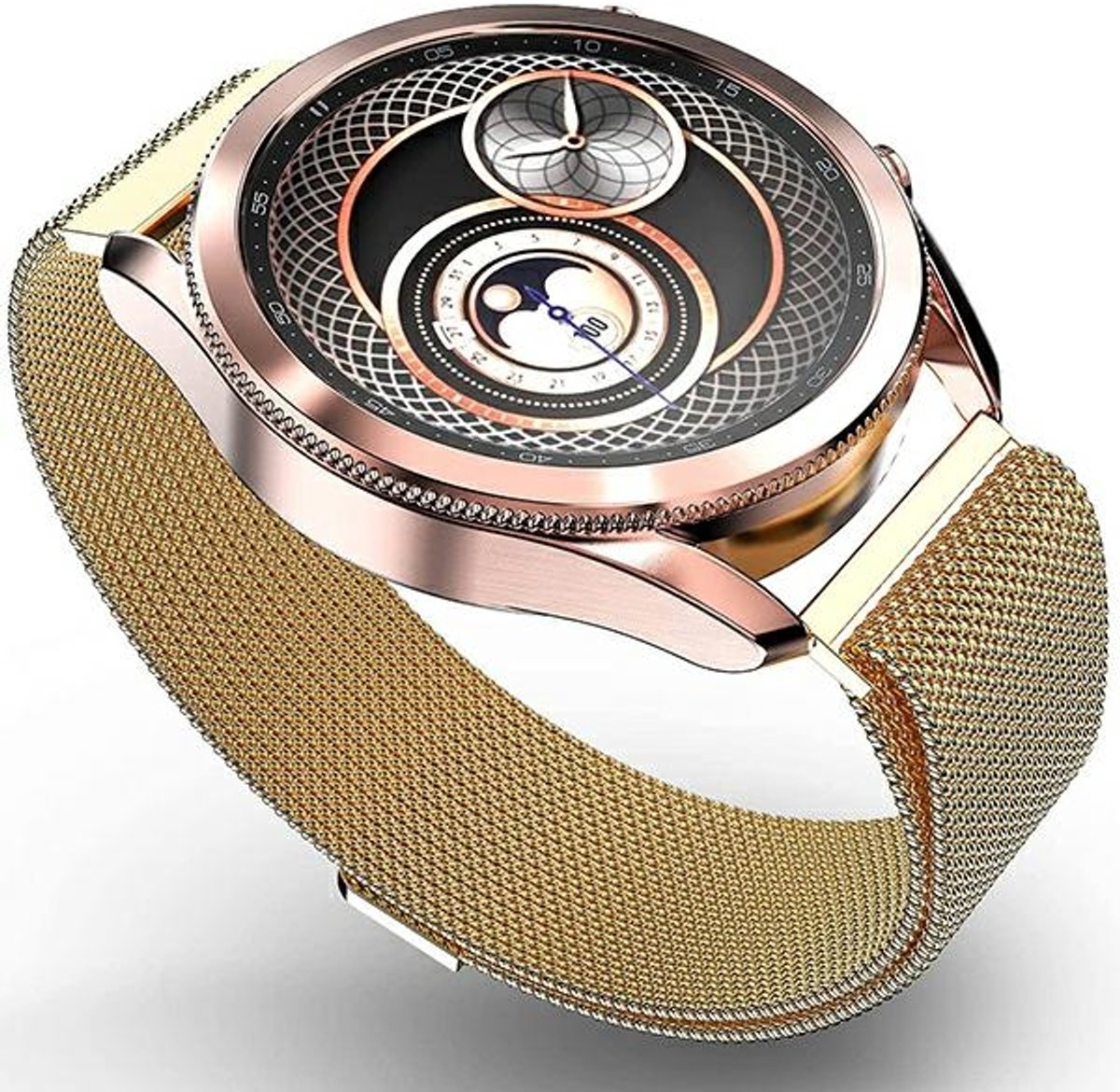Mercury Mesh Apple Watch band 42/44/45 mm goud/goud