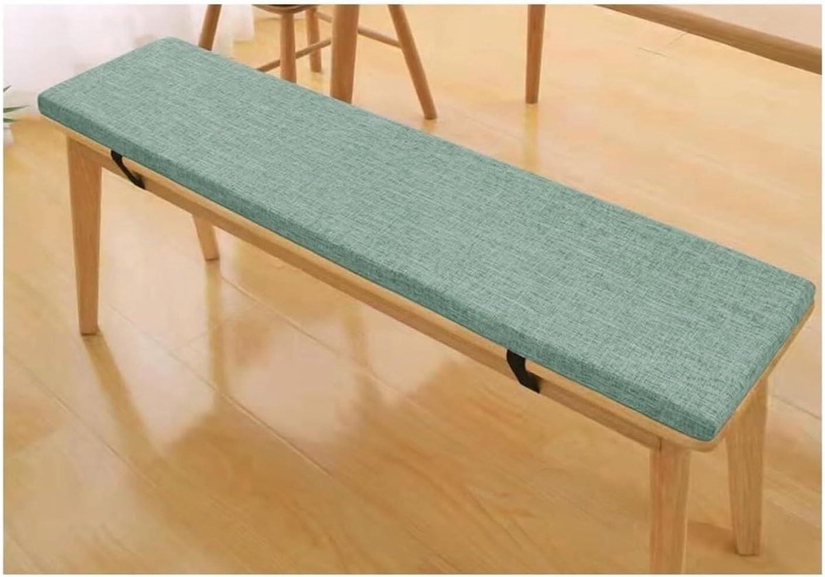 Tuinbank Kussen - Bankkussen Zitkussen - Buiten Zitten - Antislip Met Veters - 180x60x3cm - A72