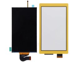 OmGoods - Dailygoody - Vervangend LCD Scherm voor Nintendo Switch Lite - Hoogwaardige Reparatie Onderdeel (Geel)