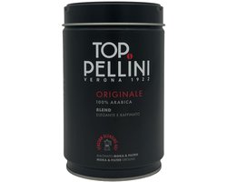 Pellini Top - Gemalen koffie in blik - 250 gram