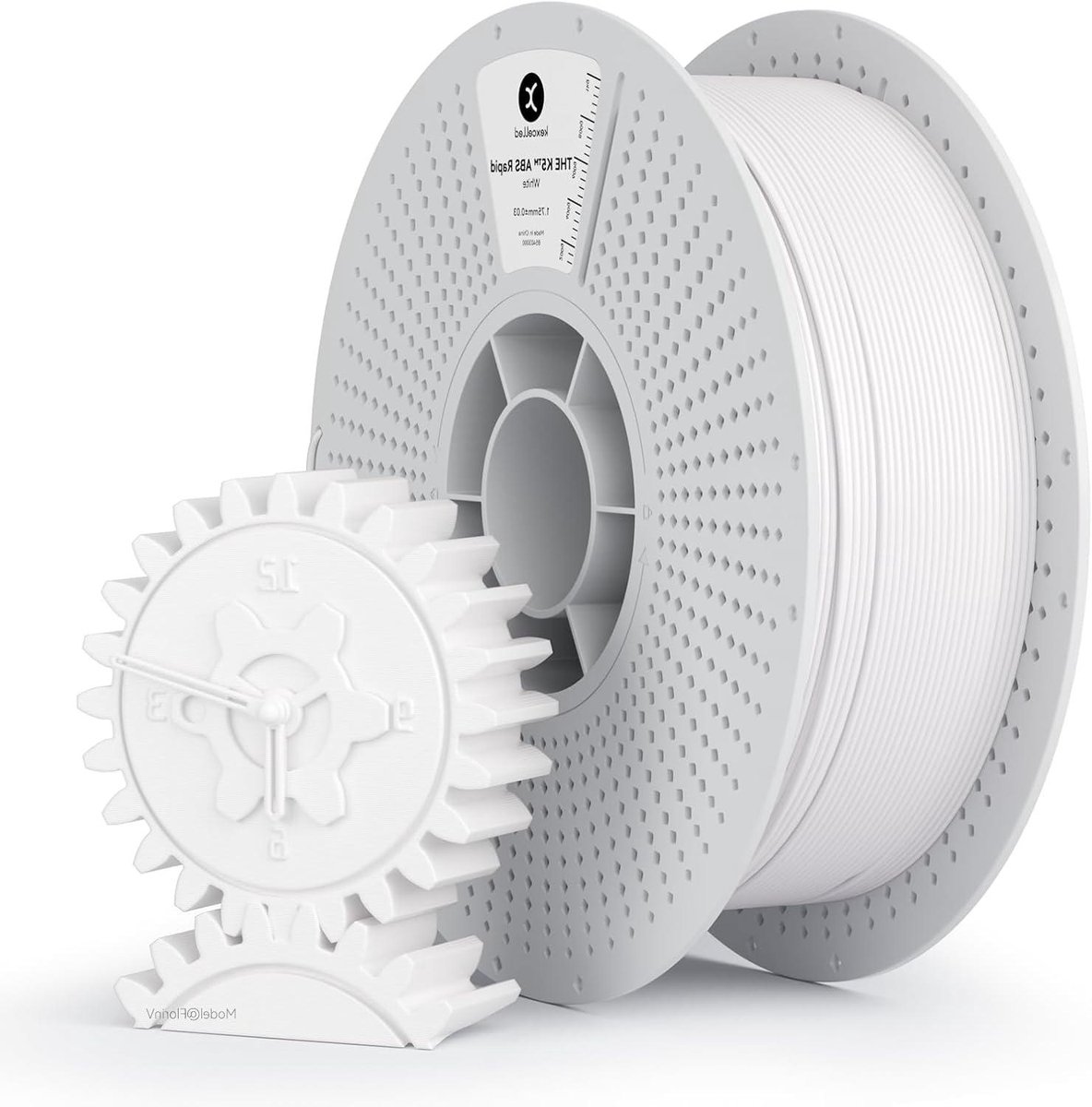 ABS Filament - 3D Printer Materiaal - 3D Printen - Hoge Printsnelheid - 1 kg - Wit
