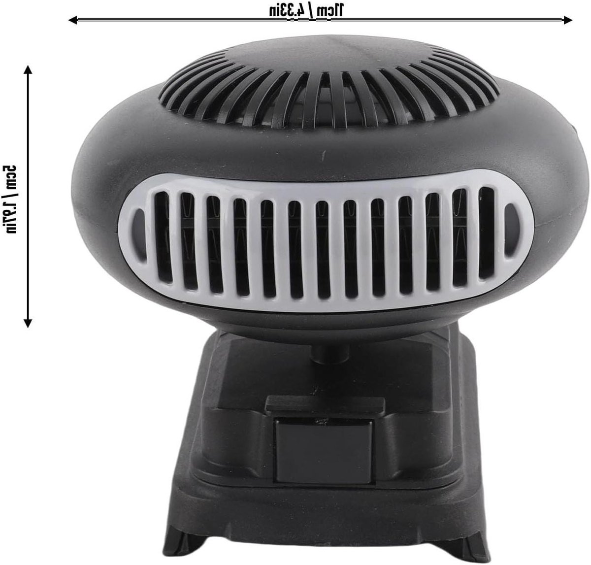 Draagbare Heater - Werkplaats Verwarming - Werkplek Verwarmen - Verstelbare Hoek - 170 Watt - Zwart