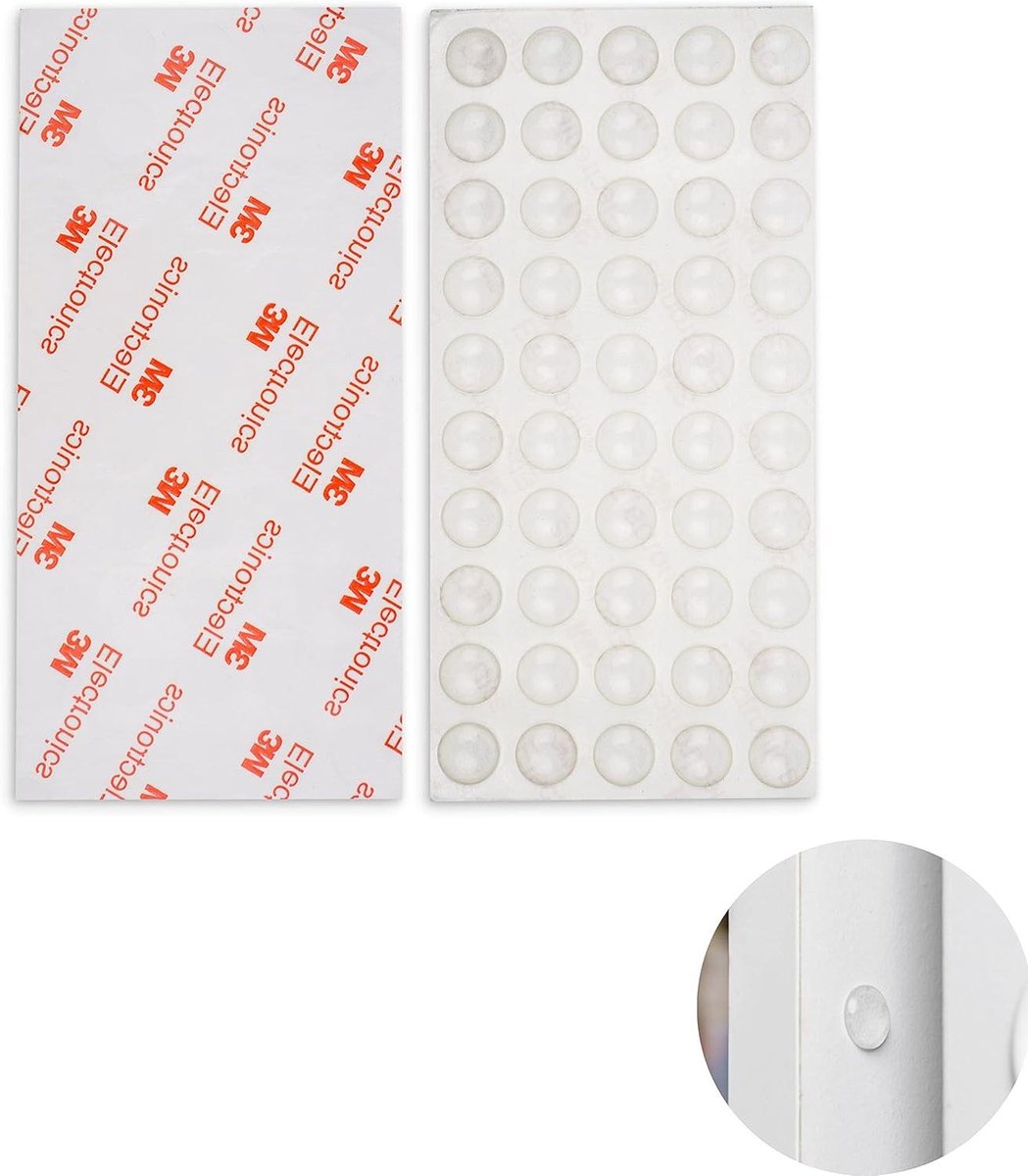 Siliconen stootranden - Zelfklevende buffers - Meubels beschermen - Transparant en elastisch - 50 stuks - Transparant