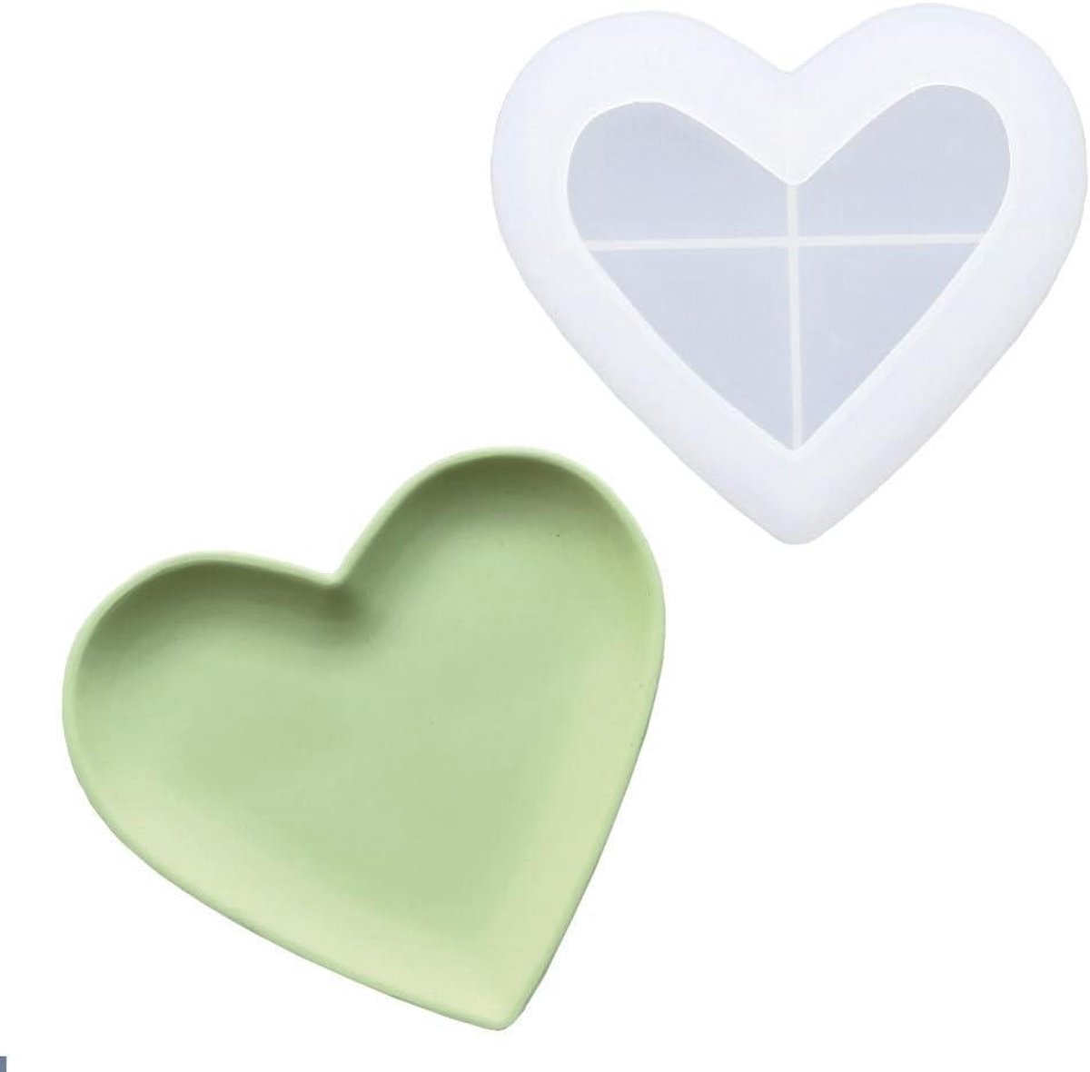 Siliconen Mal - Hars Gieten - Decoratie Maken - Flexibel Materiaal - 115x125 cm - Groen