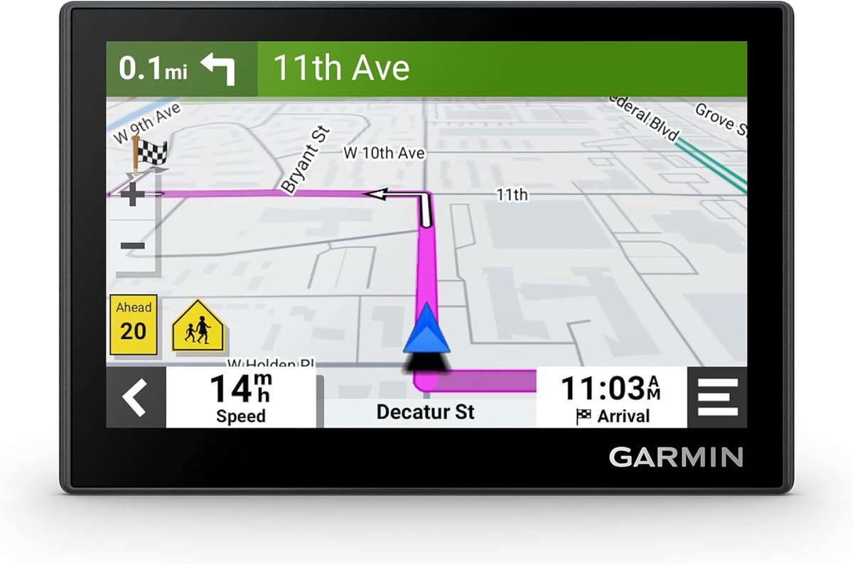 Garmin Drive 53 (USB-C), GPS Navigatie, 5" Display, EU Kaarten, Driver Alerts, TripAdvisor functie, Milieuzone assistentie, Live verkeer & Weer via de Garmin Drive app, USB-C thumbnail 6