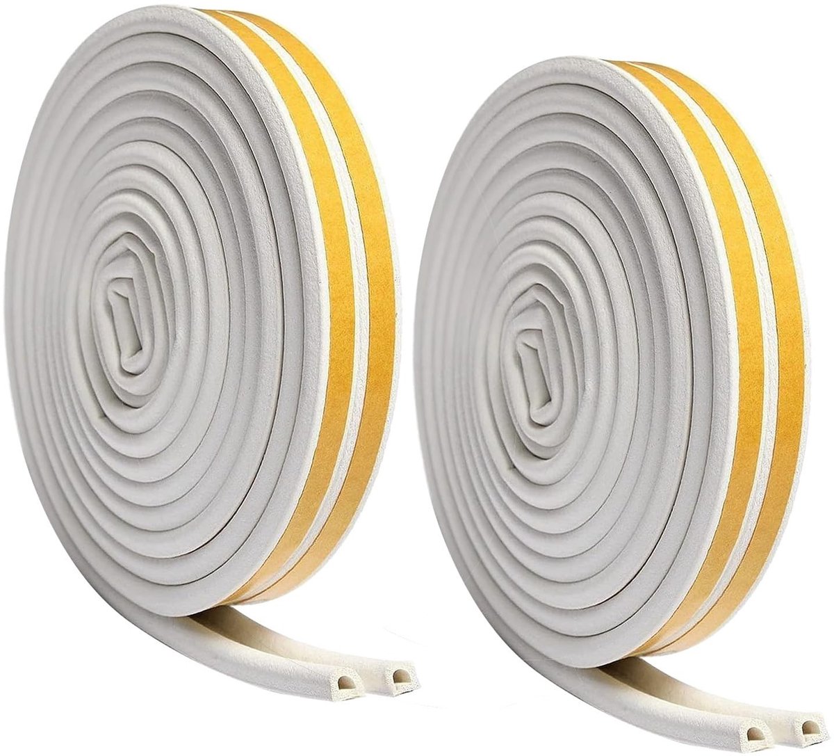 Allecto - Stuks Deurseal Tape - Zelfklevende Anti-Collision Strip voor Raam en Deur