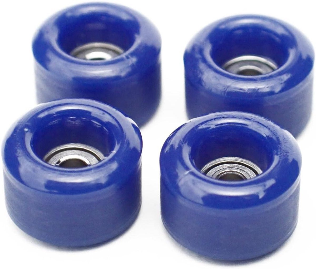 Vingerboard Wielen Skateboard Onderdelen Trick Uitvoeren 60D Urethaan Materiaal ABEC-7 Lagers Donkerblauw