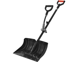 VEVOR Sneeuwschuiver, 45,5x32cm Sneeuwruimer met D-vormige Handgrepen en Extra Handgreep, Sneeuwschuiver, Sneeuwschep, Lichtgewicht Sneeuwruimgereedschap voor Tuin, Auto, Kamperen in de Buitenlucht