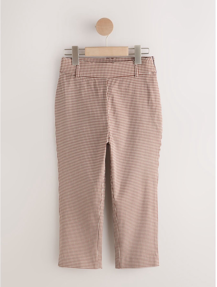 Next - Dames - Caprilegging met ruitjes - Bruin