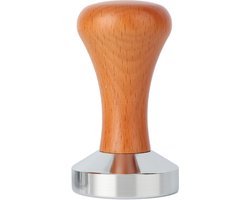 51 mm Koffietamper – Massief 304 roestvrij staal – Geschikt voor espressomachines – Koffieaccessoire voor thuis