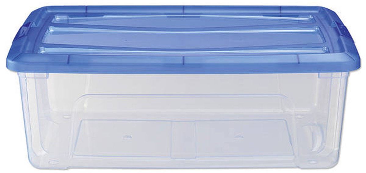 Iris TB-30 Topbox met klemgrepen - 30 liter blauw
