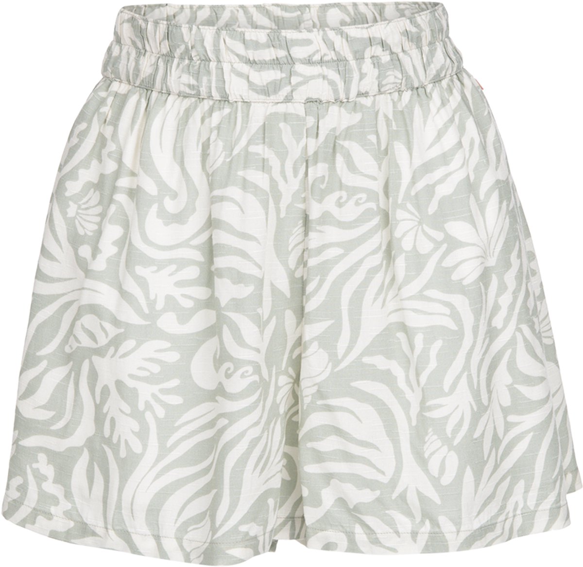 Brunotti Ize-Print Korte Broek Aqua 100% Viscose Korte Broek Dames Loose Fit L Grijs