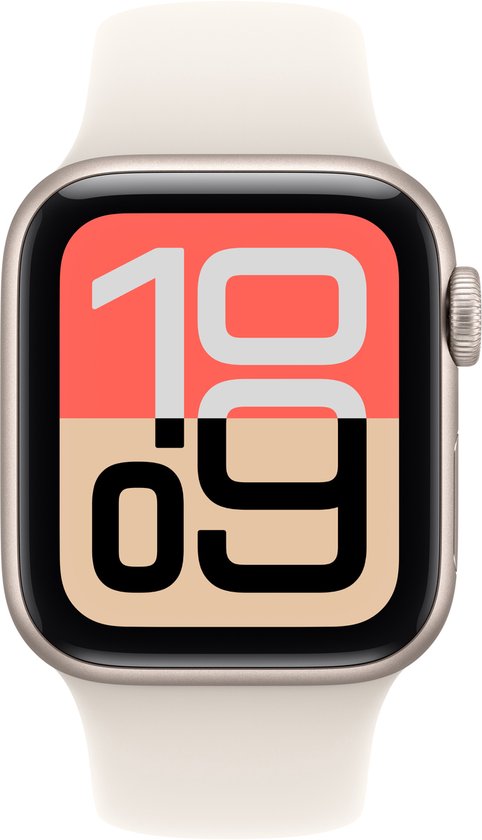 Apple Watch SE 3 - Wifi - 40mm - Starlight Aluminium Case with Starlight Sport Band - M/L