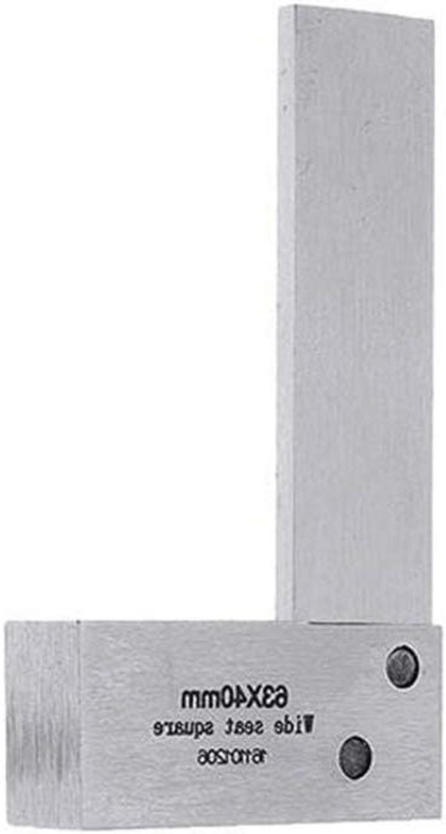 Hoekmeter Staal voor Precieze Metingen en Houtbewerking (63 x 40 mm)