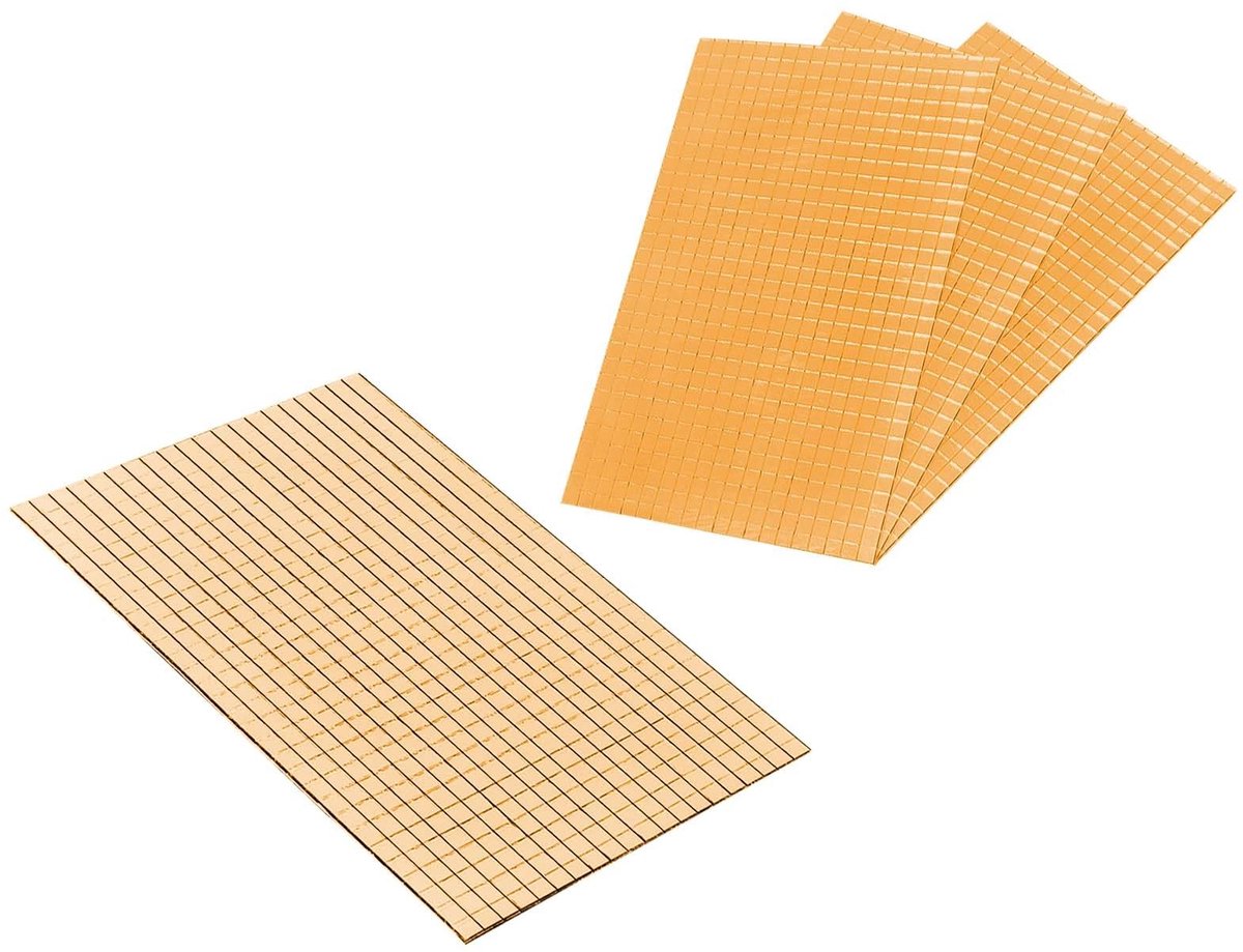 12000 Stuks Roze Gouden Spiegel Mozaïek Tegels 5x5mm - Zelfklevend voor DIY Decoratie