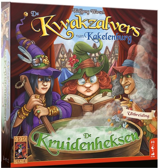 999 Games - De Kwakzalvers van Kakelenburg: De Kruidenheksen - Uitbreiding - Bordspel