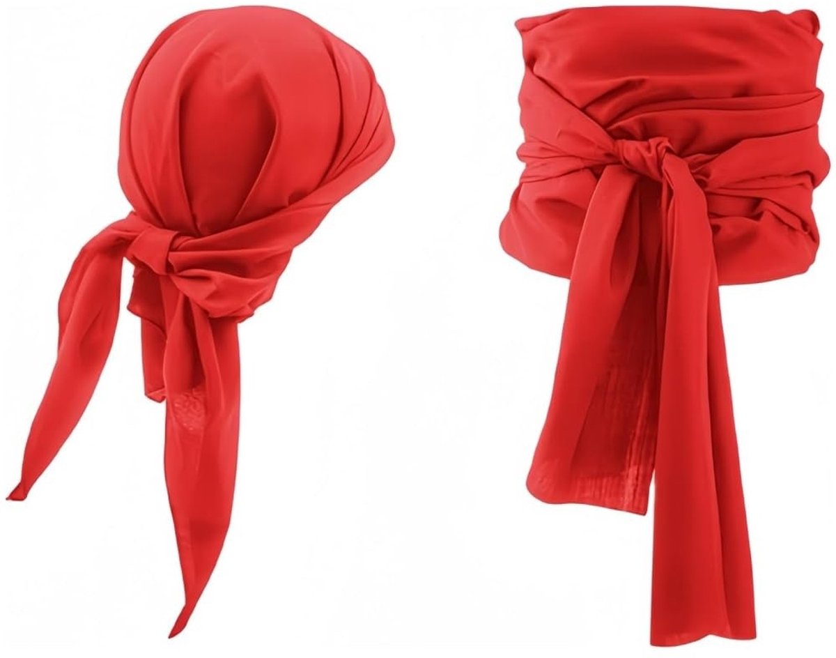 Piratenaccessoireset voor Kinderen en Volwassenen - Hoofdband, Riem, Oogklep en Halsketting