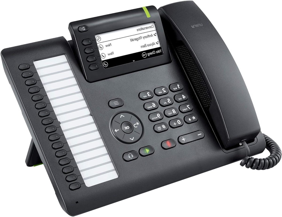 IP Telefoon - VoIP Telefoon - Zakelijke Communicatie - Groot Display Programmeerbare Toetsen - 176 Pond - Zwart