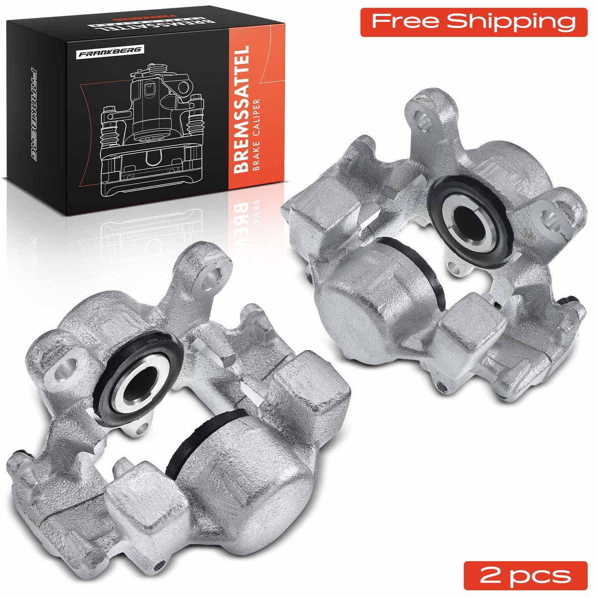 Frankberg 2x remklauw achteras voor Benz W203 CL203 C209 A209 R171