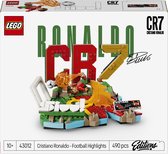 LEGO Editions - Cristiano Ronaldo - Temps forts du football CR 7 Ensemble de construction de football pour enfants - 43012