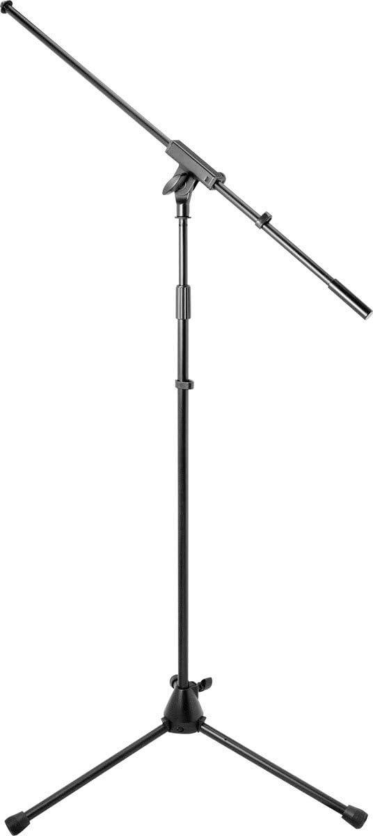 Microfoonstandaard met Giek - Studiestandaard Boomarm - Muziek Opnemen - Extra Dikke Buizen - 965 cm - 160 cm - Zwart