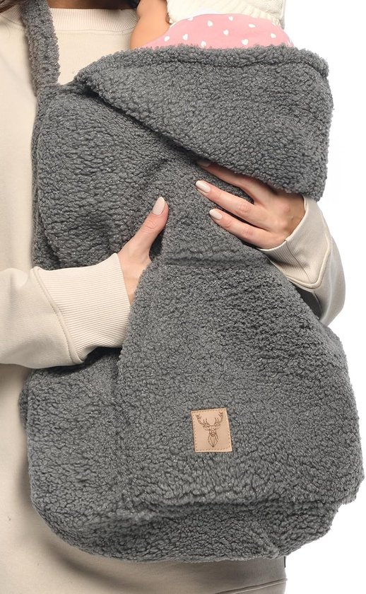 Draaghoes Baby - Baby Wikkeldeken - Baby Warm Houden - Universeel Passend - 20 x 65 x 65 cm — afbeelding 4
