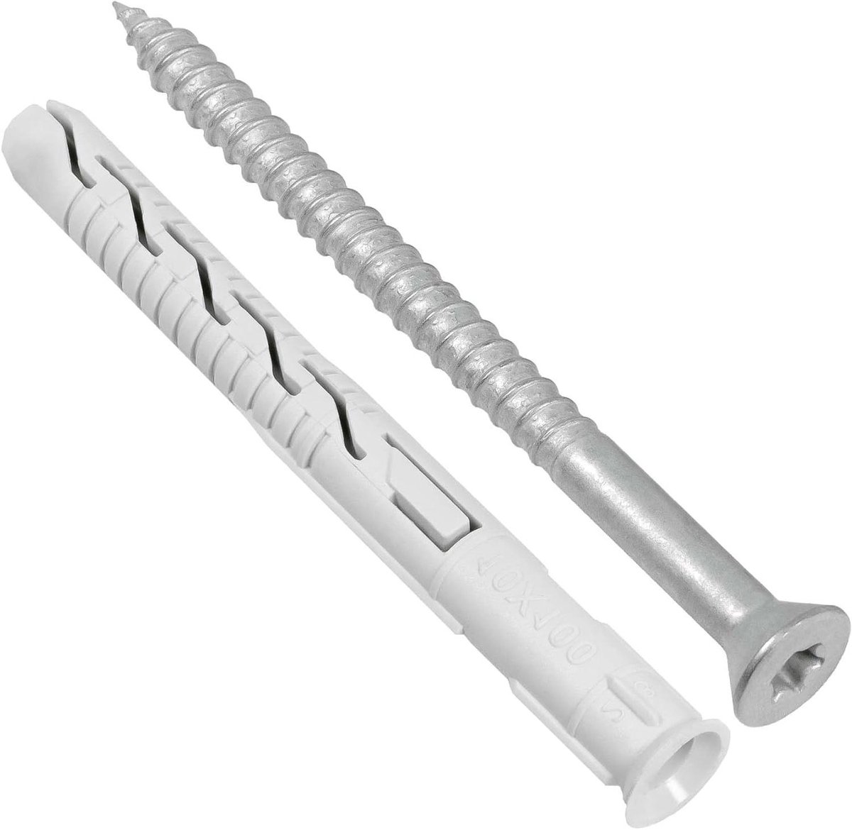 Framepluggen met schroef - Kozijnpluggen pluggen set - Kozijnen monteren - ETA-goedkeuring - 10x160 mm - Licht verzinkt