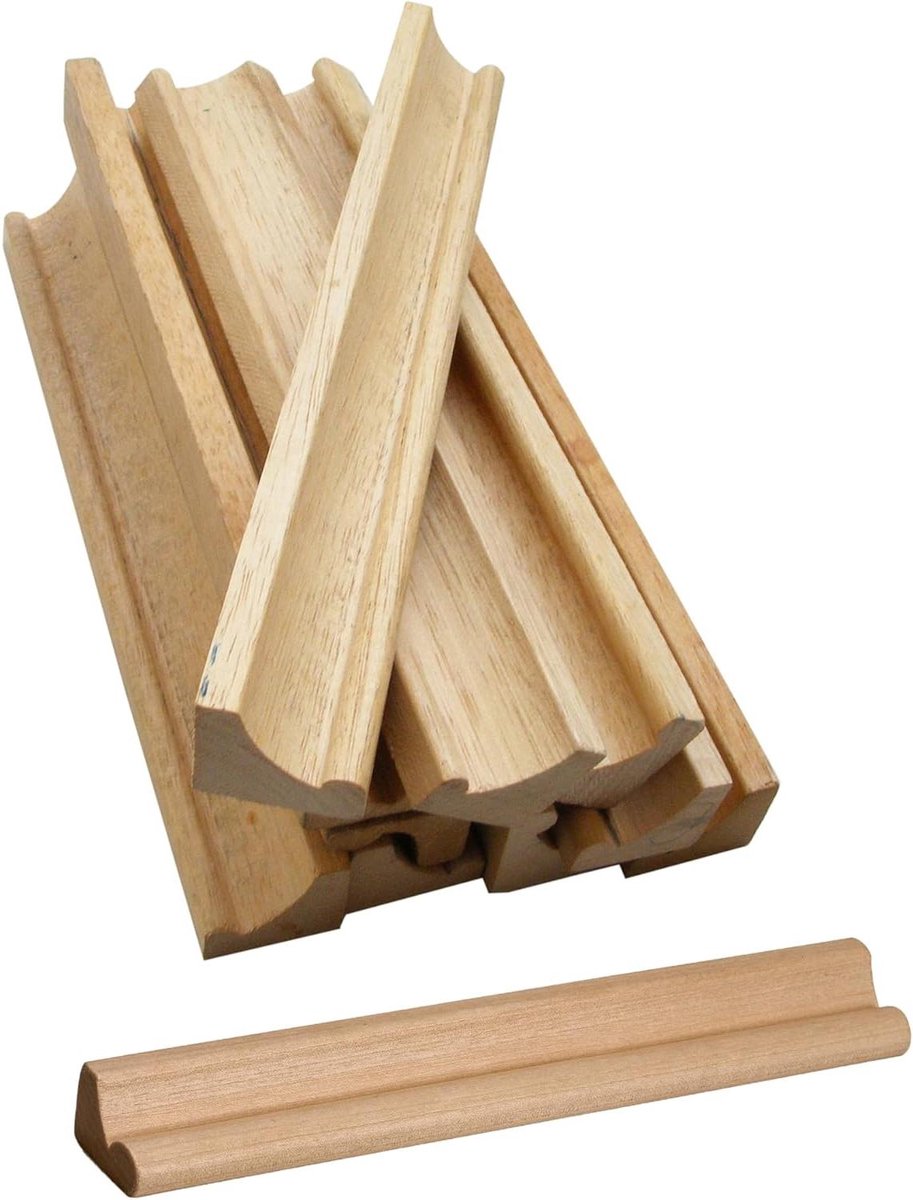 Houten Legbord - Tegelhouder Plank - Woordspellen Spelen - Natuurlijk Hout - 36 cm - Houtkleur