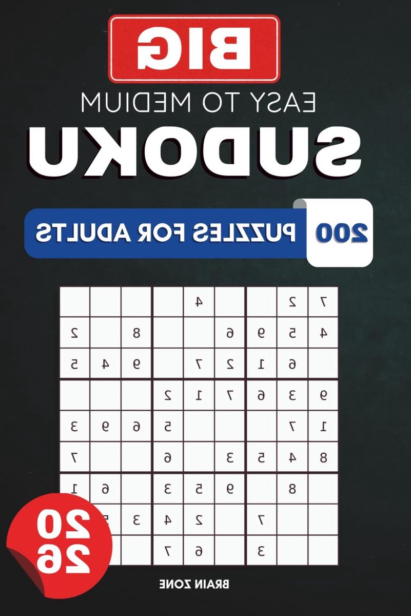 Sudoku Puzzelboek - Logische Puzzels - Hersenen Trainen - Twee Puzzels Per Pagina - 15.24 x 22.86 cm - Niet gespecificeerd