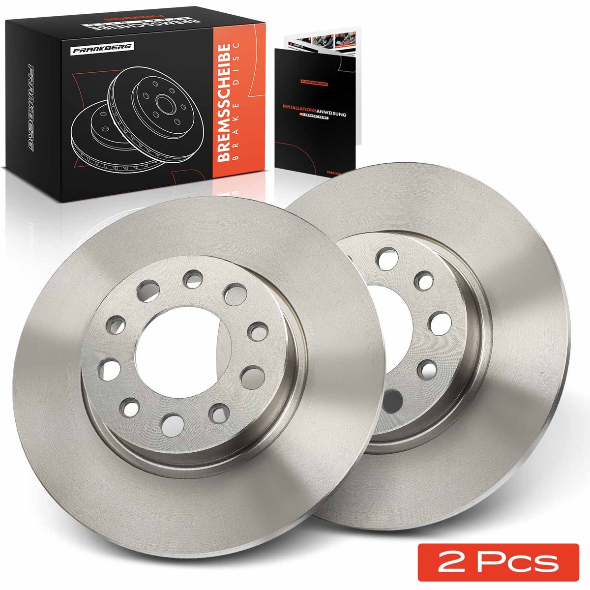 Frankberg 2x Remschijven Achteras voor Alfa Romeo