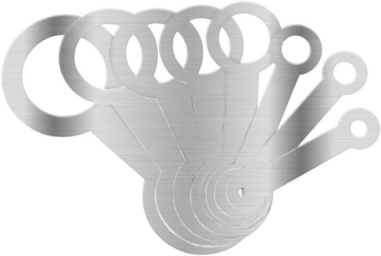 Saxofoon Reparatie Kit - Bladmuziek Gereedschap - Saxofoon Onderhoud - 8 Delige Set - 15 cm - Zilver van Merkloos — afbeelding 5