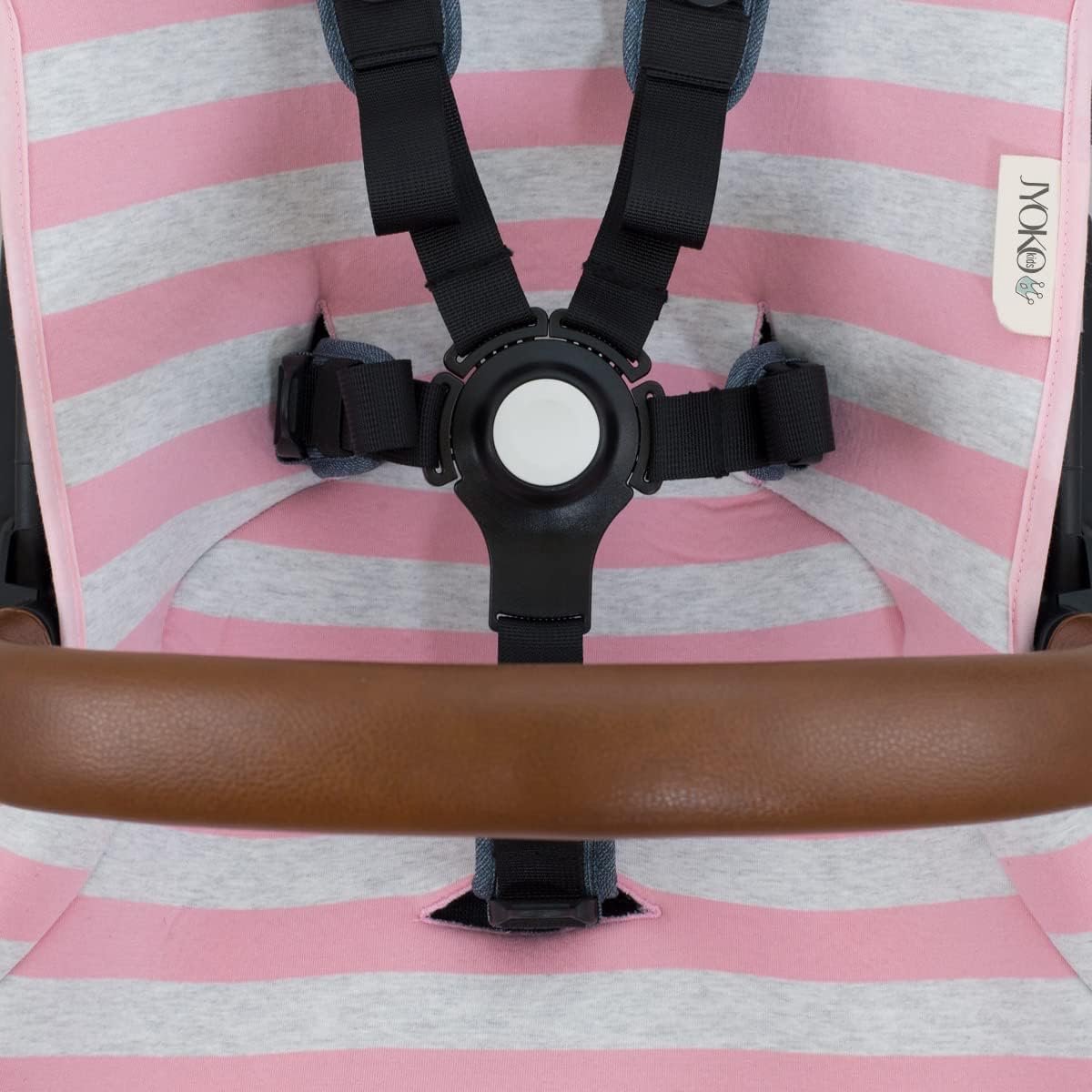 Matras Bugaboo Donkey - Baby matras inleg - Kinderwagen comfort - Ademend katoen - Bugaboo Donkey - Roze ISLAND thumbnail 2