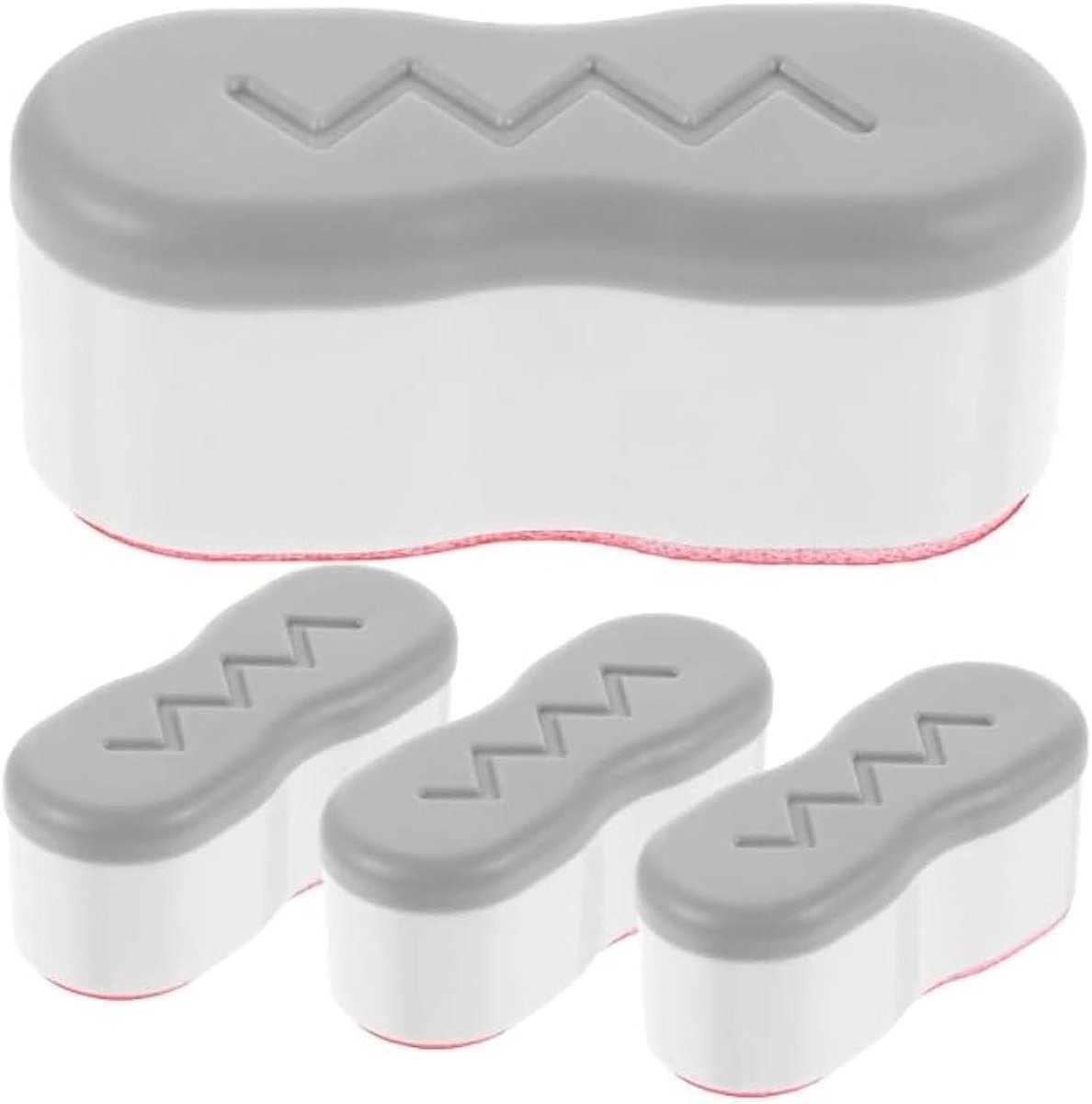 WC Stoel Bumpers - Toilet Zitting Buffer - WC Deksel Stabiliseren - Sterke Zelfklevende Lijm - 4 stuks - Wit