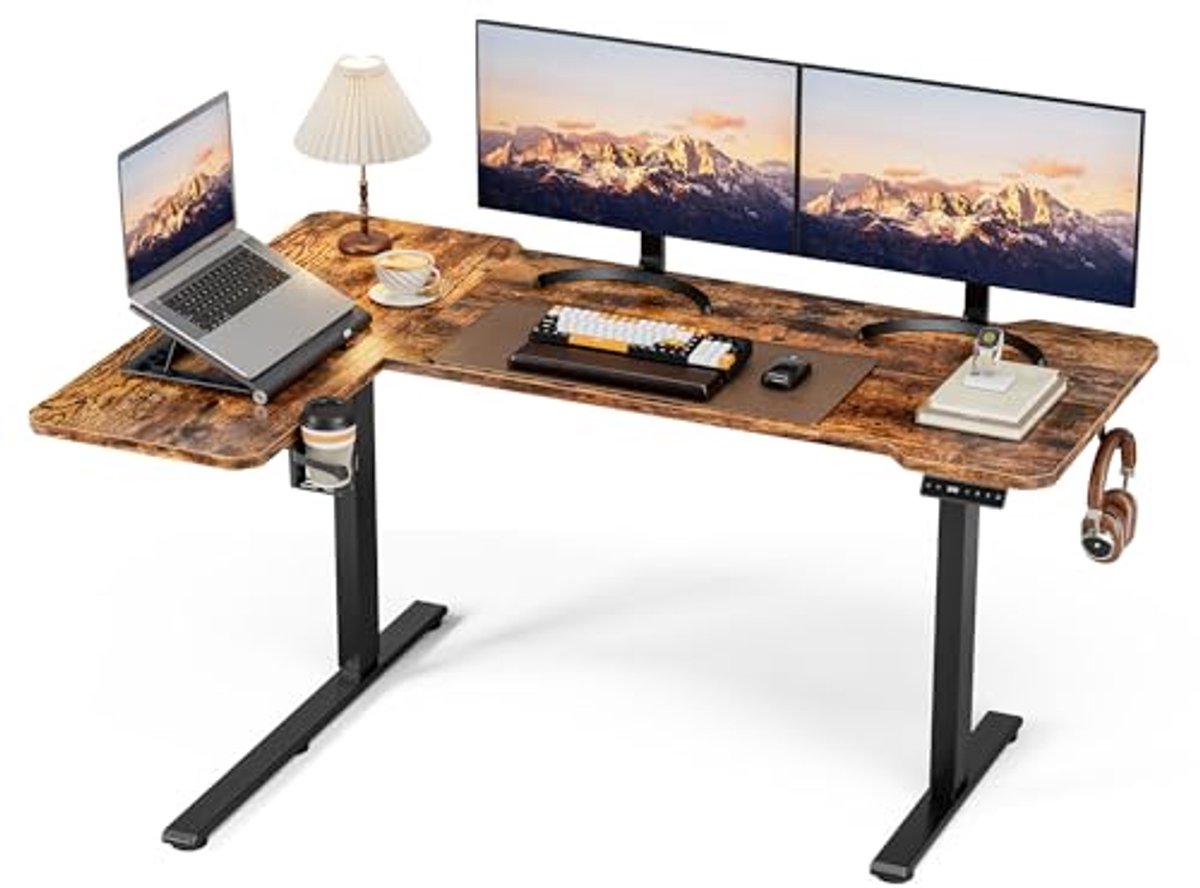 Hoekbureau Gaming - Bureau L Vormig - Computer Desk - bureau hoektafel