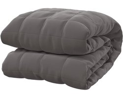 Verzwaringsdeken - Zware Deken Ontspanning - Slaap Verbeteren - Gelijkmatige Gewichtverdeling - 200 x 230 cm 13 kg - Grijs
