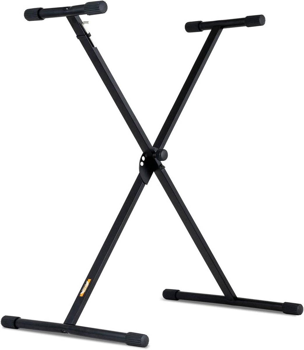 Keyboard Standaard - X-vorm Standaard - Keyboard Plaatsen - Stabiele Poot - 102 cm Hoog - Zwart