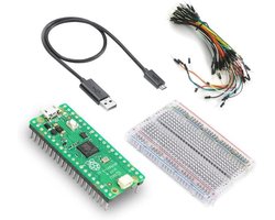 Raspberry Pi Pico H Kit - Microcontroller Board - Embedded Programmeren Leren - Voorgesoldeerde Headers - 22.4 x 16.2 cm