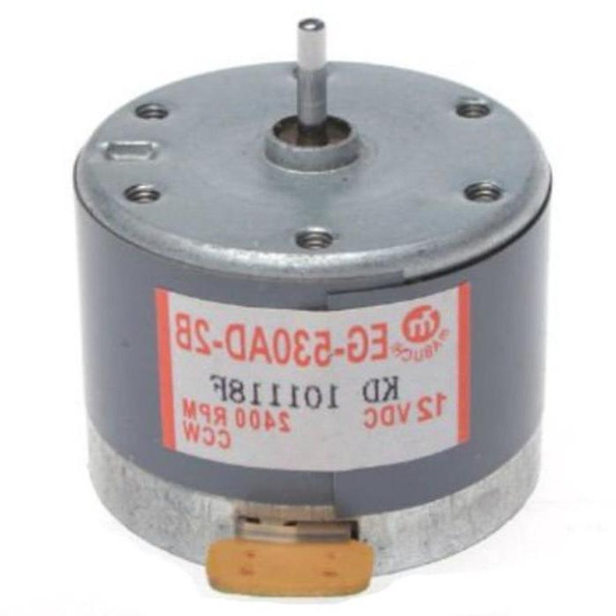 DC Motor - Spindel Motor CD DVD - Speler Reparatie - 12V DC Motor - 1.38" x 0.98" - Silver