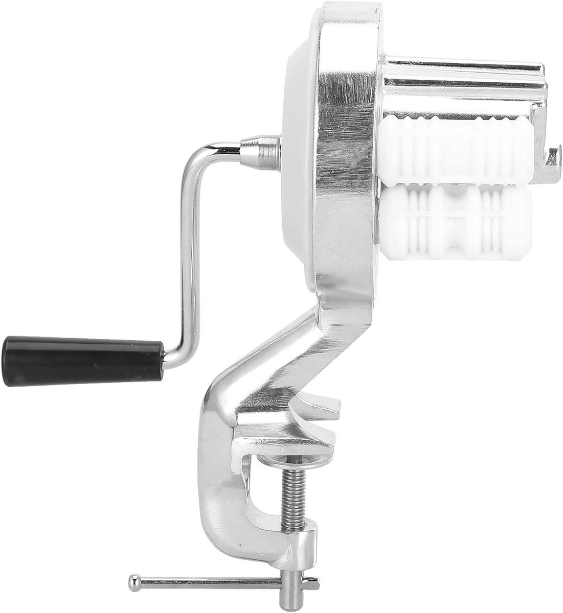 Pastamaker Handmatig - Macaroni Machine - Zelf Pasta Maken - Roestvrij Staal - 25 cm - Zilver