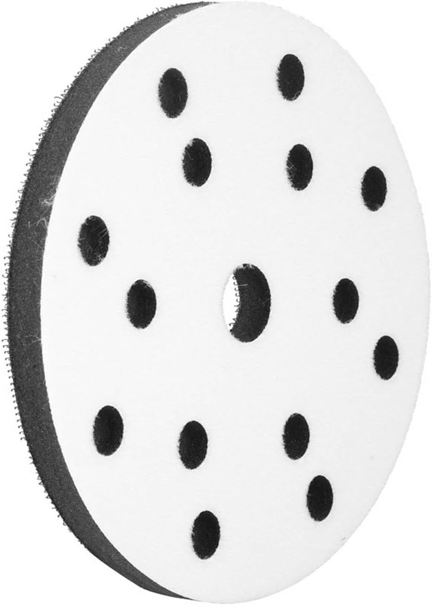 Zachte Schuimschijven voor Schuren, 150 mm, Ideaal voor Gladmaken en Afwerken, 15 Gaten